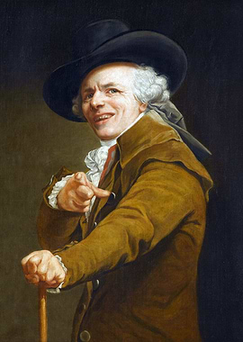 Artist with a Mocking Face