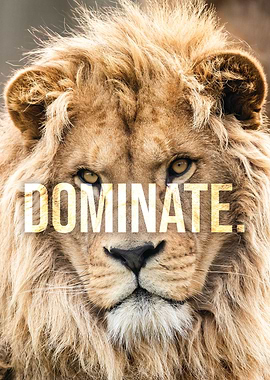 Dominate Lion Motivation