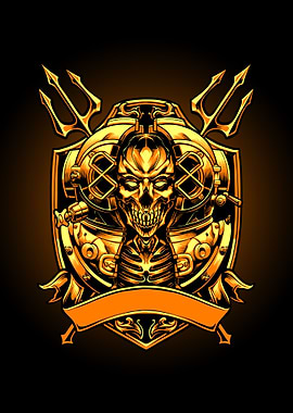 The dive skull helmet