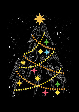 Parrot christmas tree