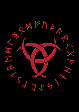 Viking Horn of Odin Runes