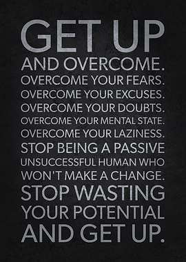 Get Up And Overcome