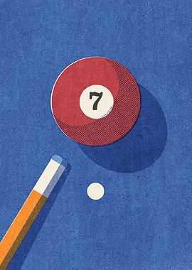 Billiards Ball 7 I