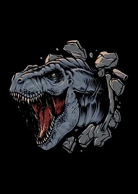 Tyrannosaur rex attack