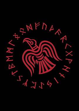 Odin Raven Viking Runes