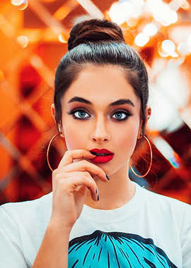 Asian Woman beautiful eyes