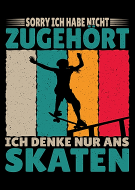 Skateboarder Motiv beim