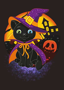 Magical Witch Cat