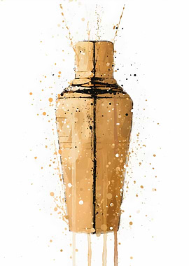 Gold Cocktail Shaker