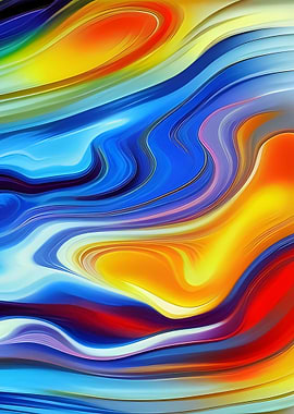 Abstract colourfull paint