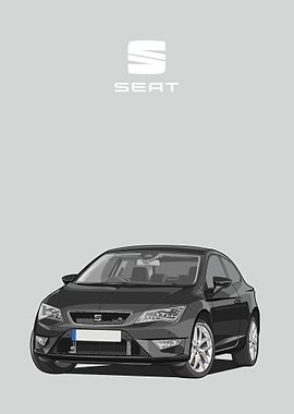 seat leon fr black