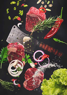 Meat from the butcher