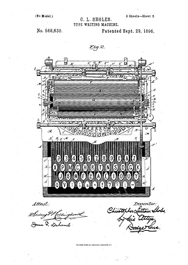 Retro Typewriter Patent