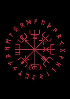 Vegvisir Viking Runes