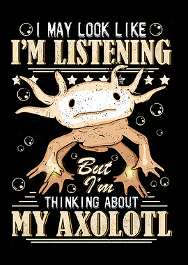 Funny Axolotl Gift Kids