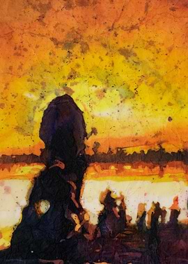 Angkor Wat Sunset Asia