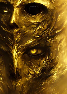 Golden eye of hatred