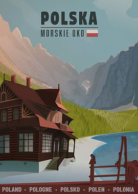 Polish mountain landscape