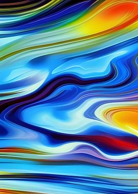 Abstract colourfull paint