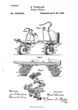 Retro Roller Skate Patent