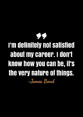 James Bond quote