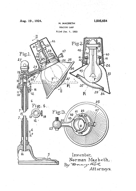 Retro Reading Lamp Patent