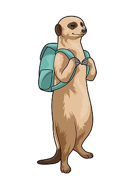 Meerkat School Backpack