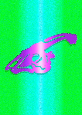 BlackLight dinosaur fossil