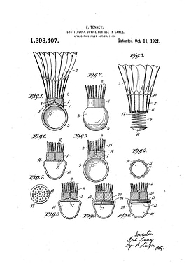 Retro Shuttlecock Patent
