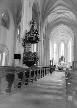 Gothic churc in Cluj