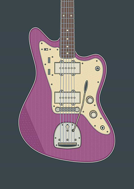 Signature Purple JM Guitar