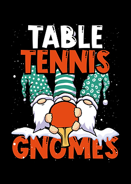 Table tennis gnomes