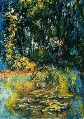 water lily pond by Monet