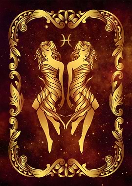 Tarot two beautiful twins