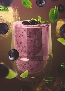 Fresh Blueberry Cocktail