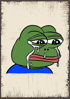 crying frog meme