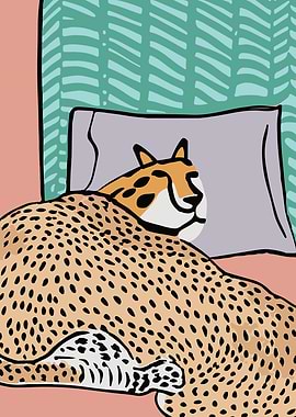 Sleepy Cheetah