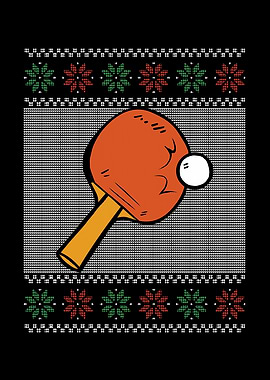 Snowflake table tennis pad