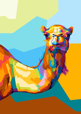 Camel Pop art