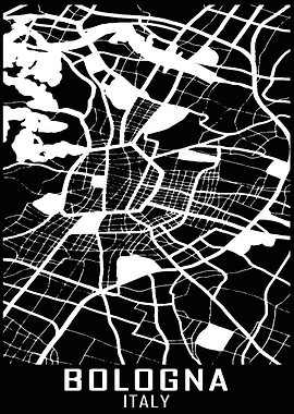 Bologna Italy City Map