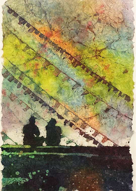 Prayer Flags Nepal Artwork