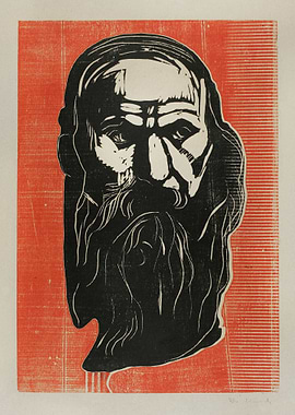 Head of Old Man with Beard