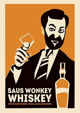 Funny Whiskey Poster