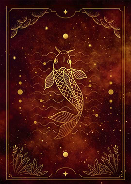 Tarot card the fish