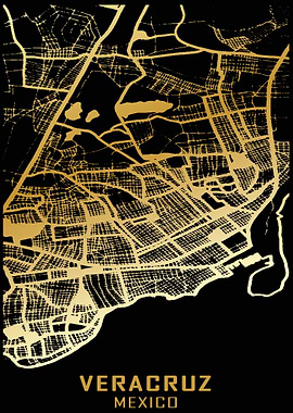 Veracruz Mexico City Map