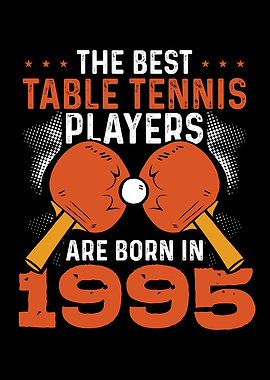 Table tennis player 1995