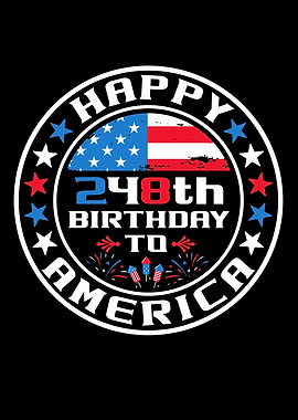 4th Of July Birthday USA