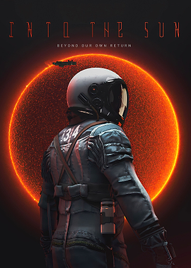 Planet Into The Sun Art