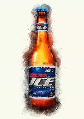 Vintage Beer Watercolor