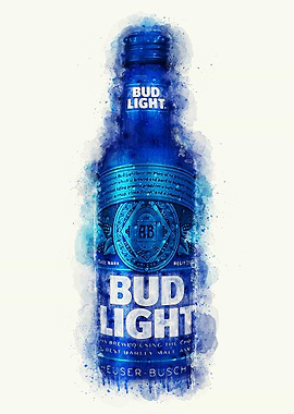 Vintage Beer Watercolor